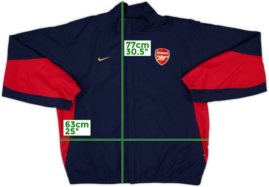 2003-04 Arsenal Nike Track Jacket - 9/10 - (XL)