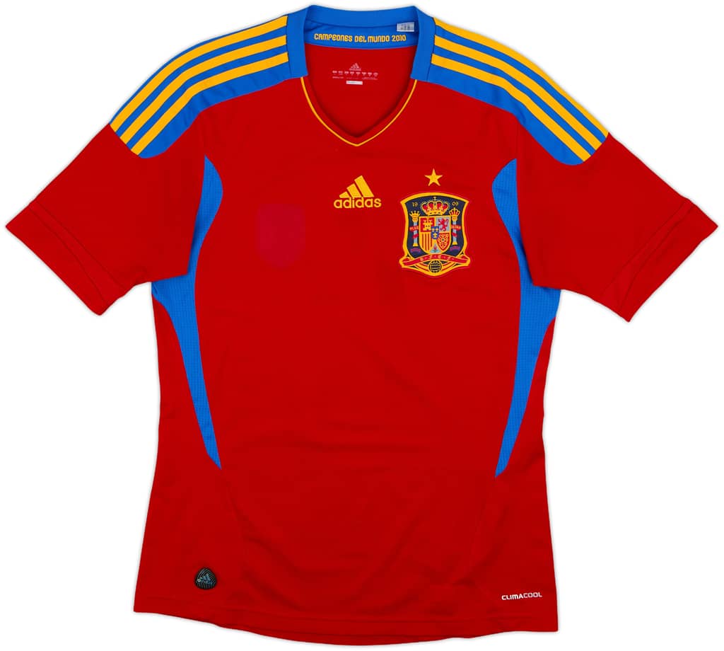 2009-10 Spain Home Shirt - 4/10 - (S)