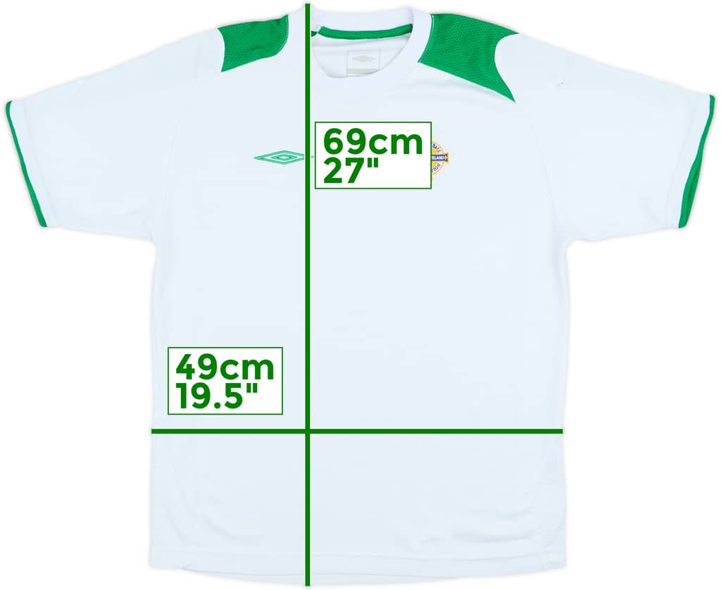 2004-05 Northern Ireland Umbro Training Shirt - 7/10 - (XL.Boys)