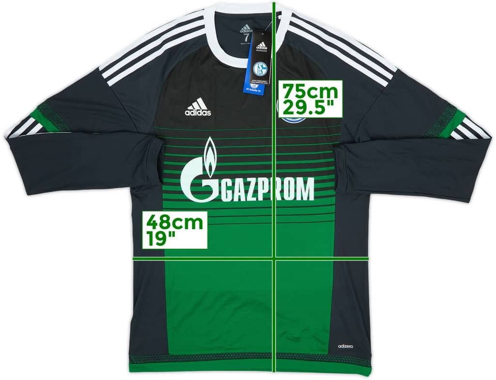 2015-17 Schalke Player Issue Third L/S Shirt (M/L)