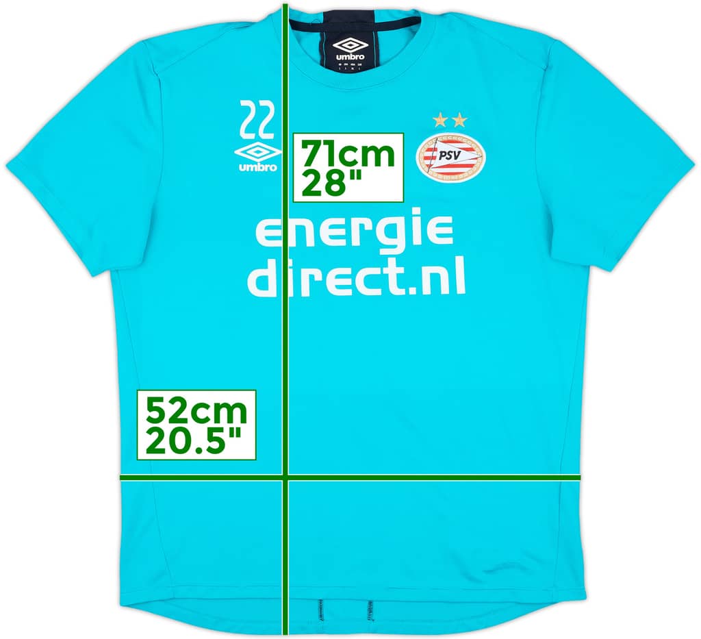 2016-17 PSV Player Issue Umbro Training Shirt #22 - 6/10 - (L)