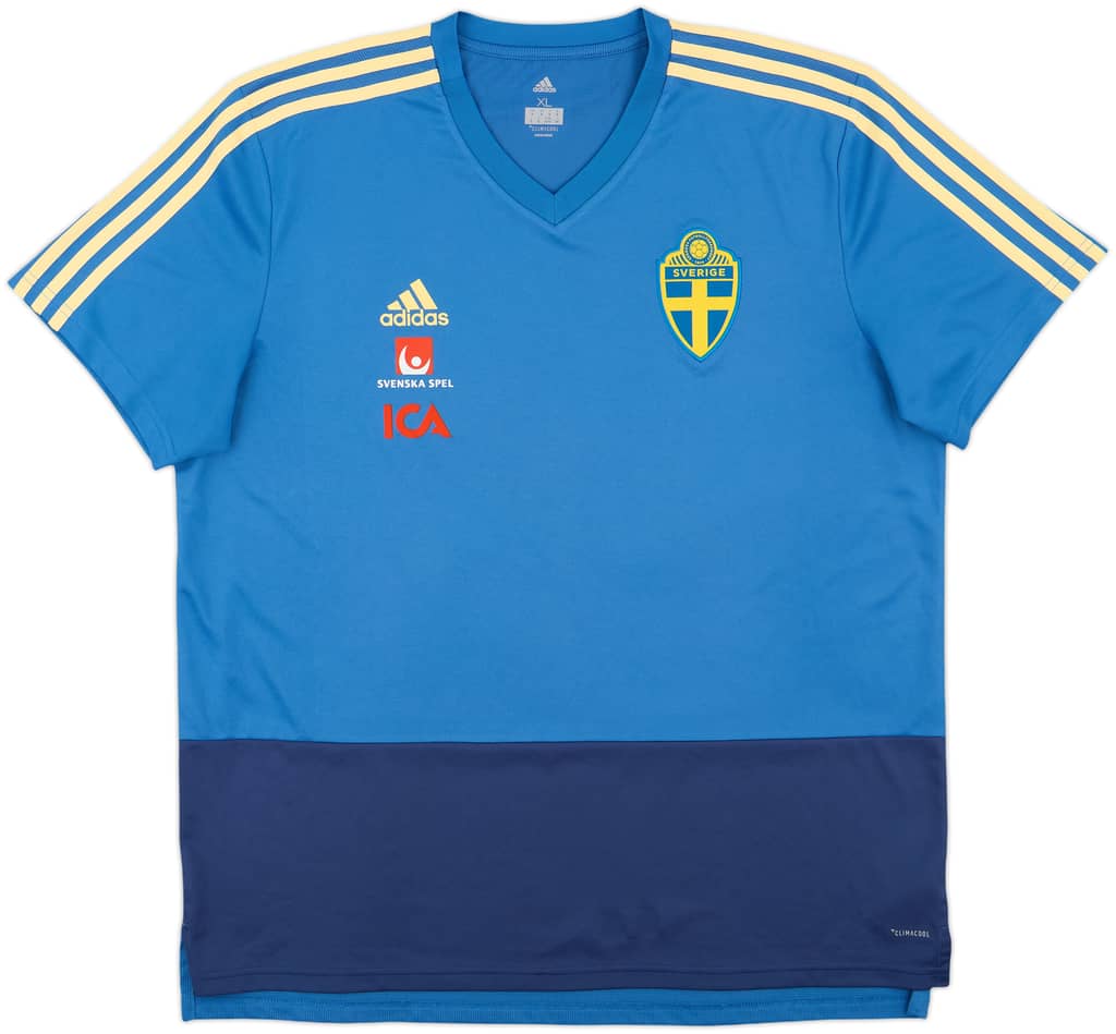 2017-18 Sweden adidas Training Shirt - 9/10 - (XL)