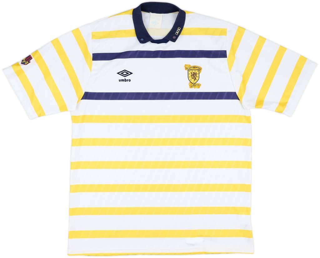 1988-91 Scotland Away Shirt - 8/10 - (XL)