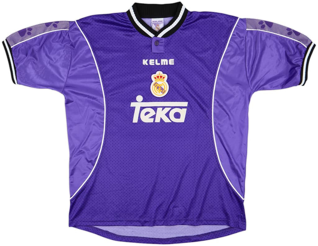 1997-98 Real Madrid Away Shirt - 8/10 - (XL)