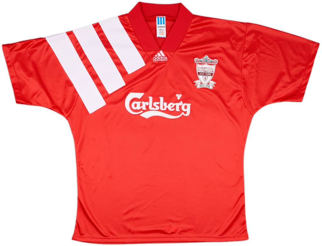1992-93 Liverpool Centenary Home Shirt - 8/10 - (XL)