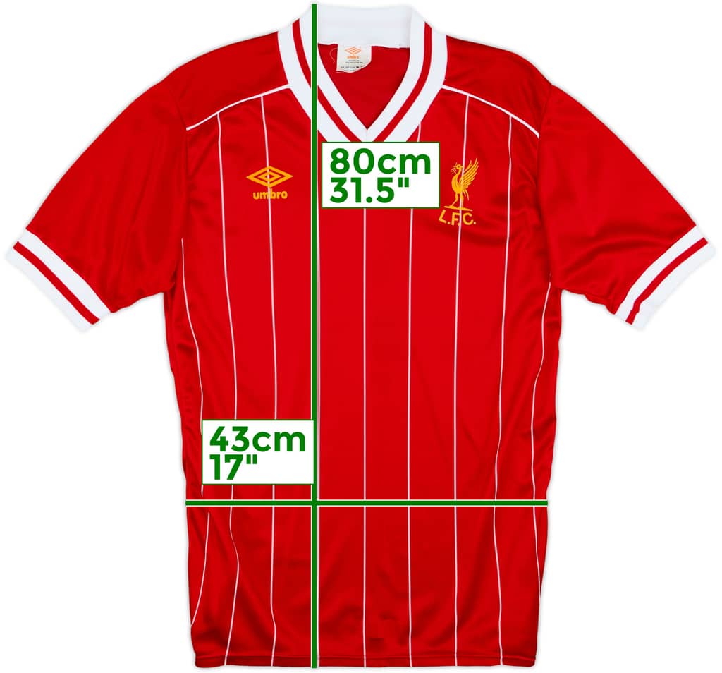 1982-85 Liverpool Home Shirt - 10/10 - (M)