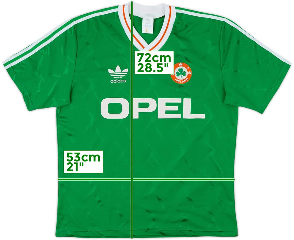 1990-92 Ireland Home Shirt - 9/10 - (L)