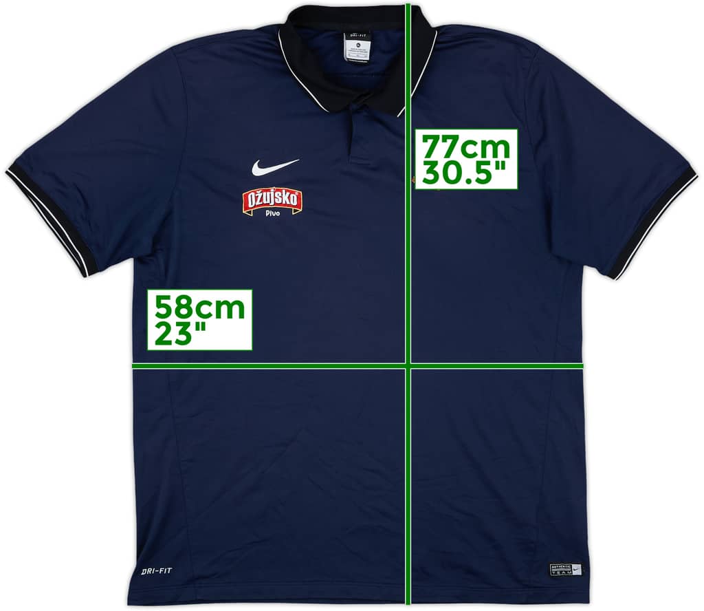 2014-15 Adelaide Croatia Raiders Nike Polo Shirt - 9/10 - (XL)