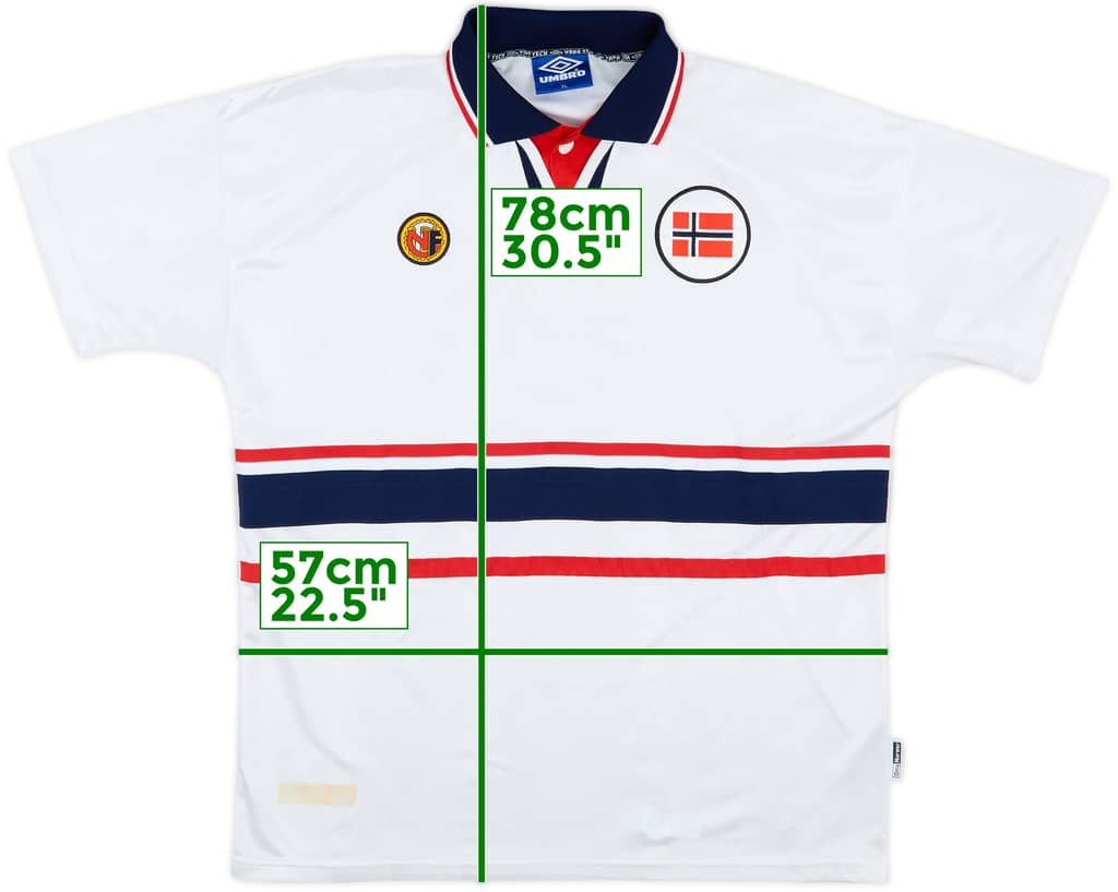 1998-00 Norway Away Shirt - 8/10 - (XL)