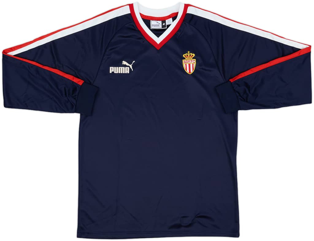 2001-02 Monaco Puma Training L/S Shirt - 8/10 - (M)