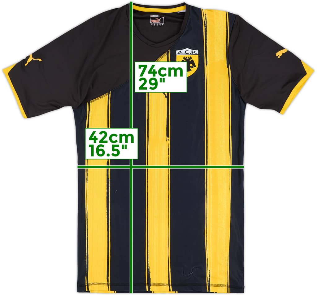 2011-12 AEK Athens Away Shirt - 8/10 - (L)