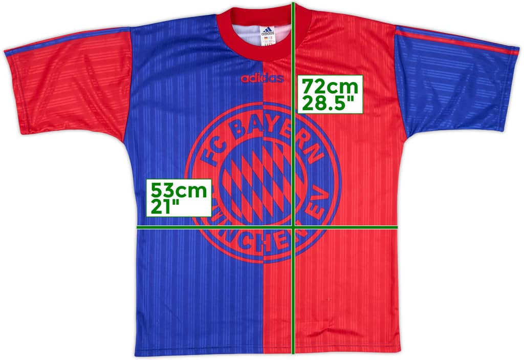 1995-96 Bayern Munich adidas Training Shirt - 8/10 - (S)