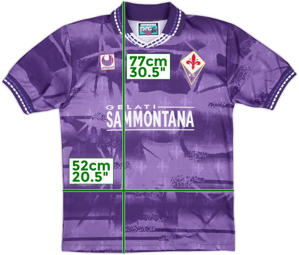 1994-95 Fiorentina Home Shirt - 9/10 - (M)