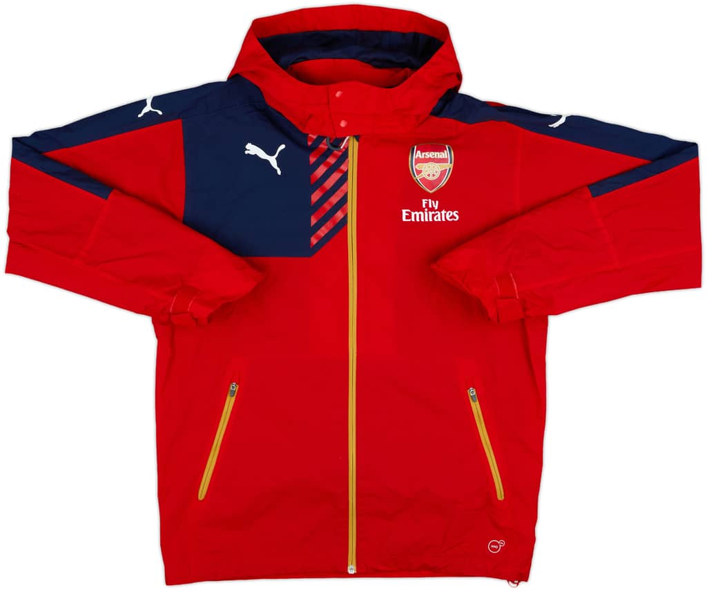 2015-16 Arsenal Puma Hooded Rain Jacket - 10/10 - (M)