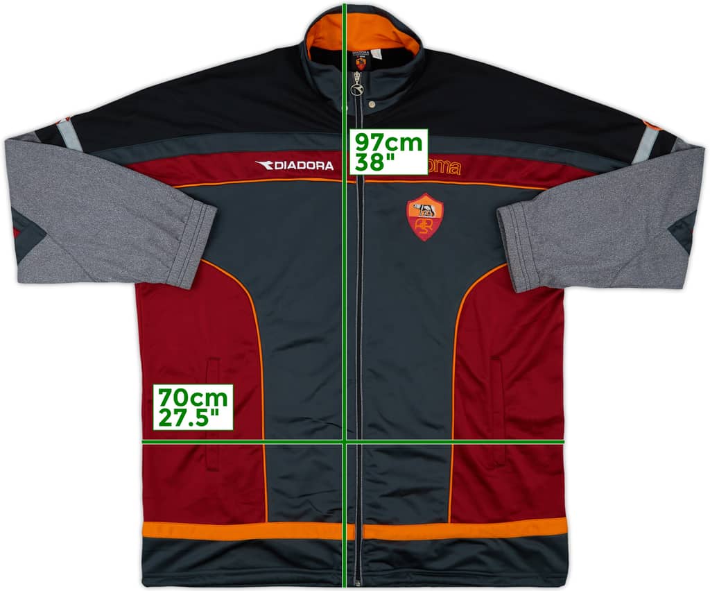 1999-00 Roma Diadora Track Jacket - 9/10 - (XXL)