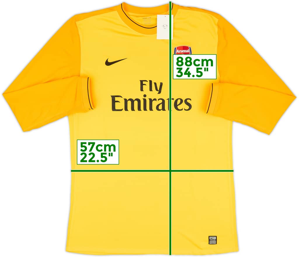 2008-09 Arsenal Player Issue GK Shirt (XXL)