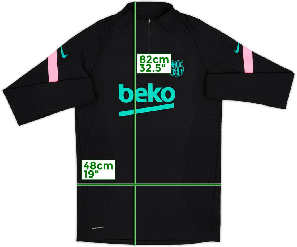 2020-21 Barcelona Nike Vaporknit 1/4 Zip Drill Top - 7/10 - (M)