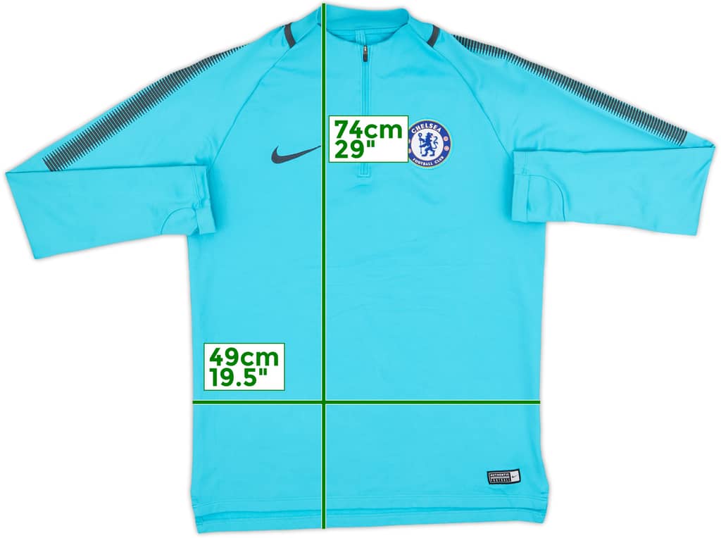 2017-18 Chelsea Nike 1/4 Zip Drill Top - 9/10 - (M)