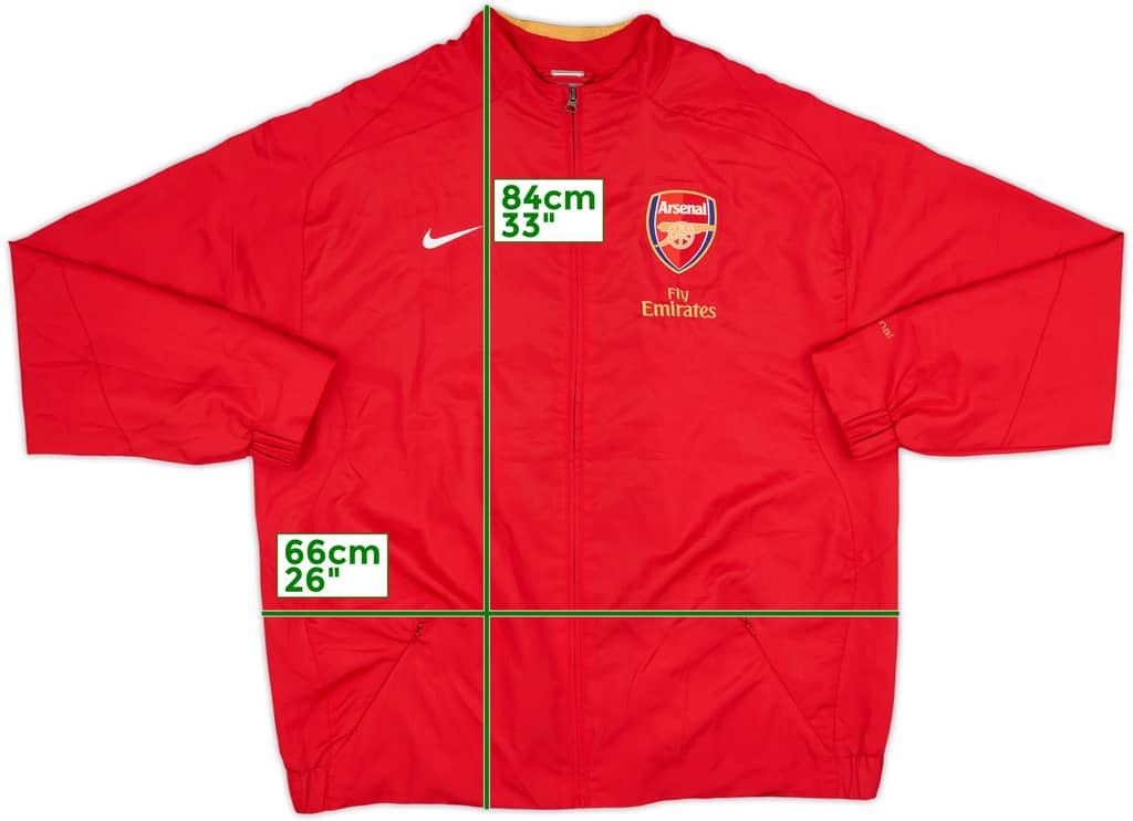 2008-09 Arsenal Nike Track Jacket - 8/10 - (XXL)