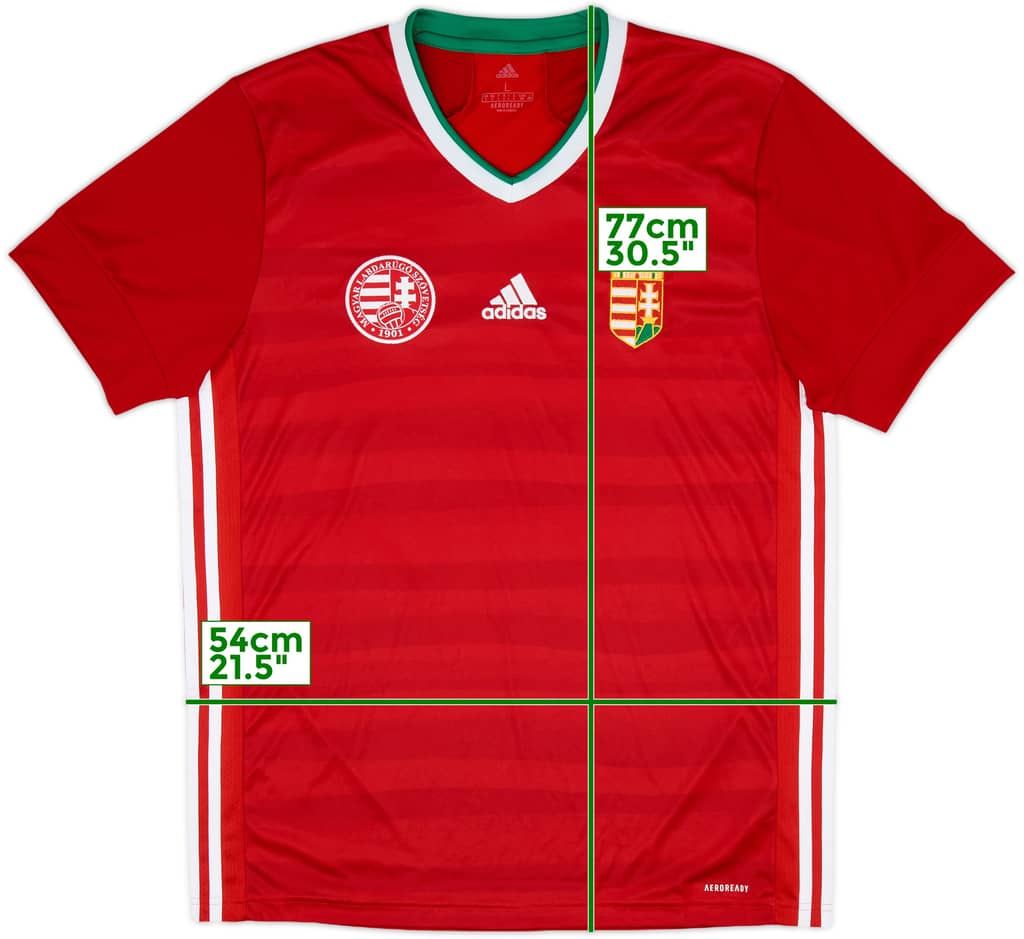 2020-22 Hungary Home Shirt - 10/10 - (L)