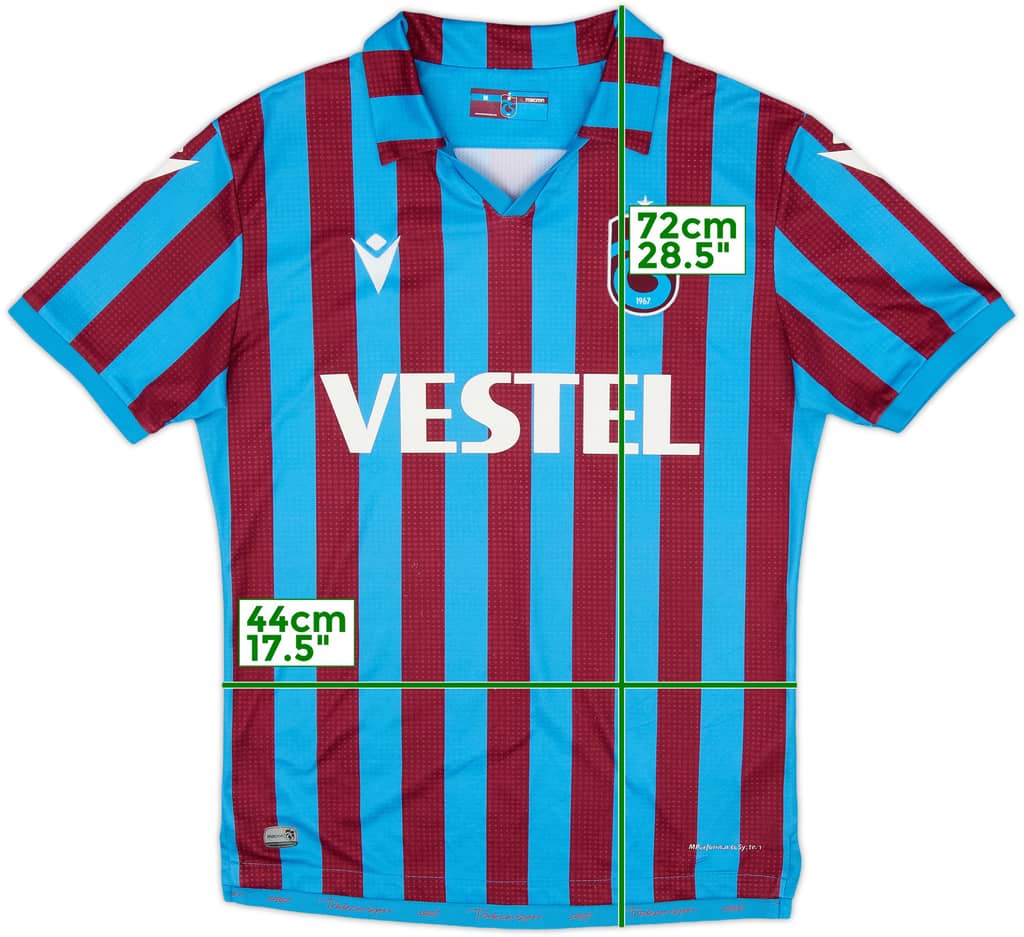 2021-22 Trabzonspor Home Shirt - 8/10 - (M)