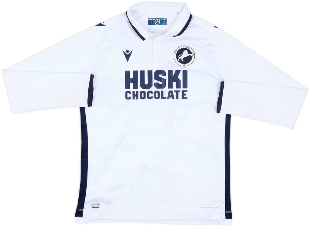 2021-22 Millwall Away L/S Shirt - 7/10 - (XL.Boys)
