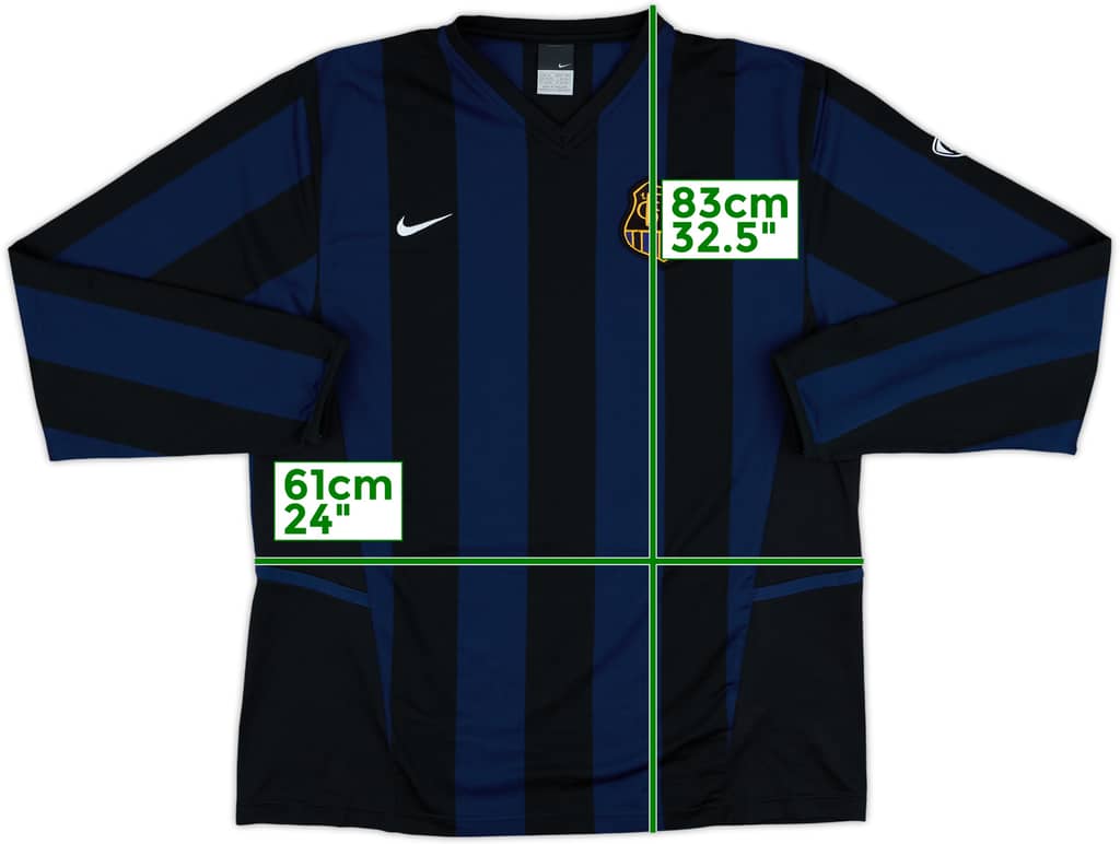2006-07 Saarbrucken Nike Training L/S Shirt - 9/10 - (XL)