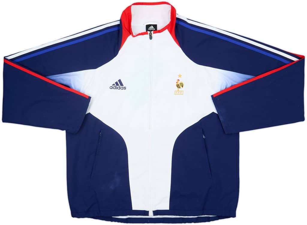 2002-04 France adidas Track Jacket - 6/10 - (L/XL)