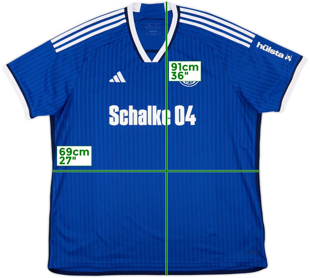 2023-24 Schalke Home Shirt - 9/10 - (3XL)