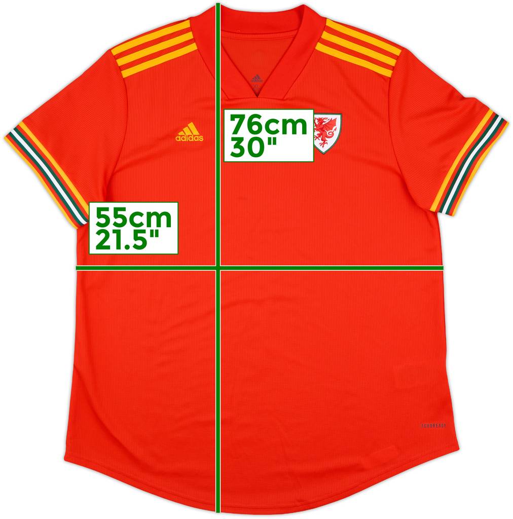 2020-21 Wales Home Shirt - 9/10 - (Women's XL)