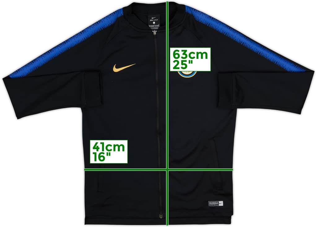 2018-19 Inter Milan Nike Track Jacket - 8/10 - (L.Boys)