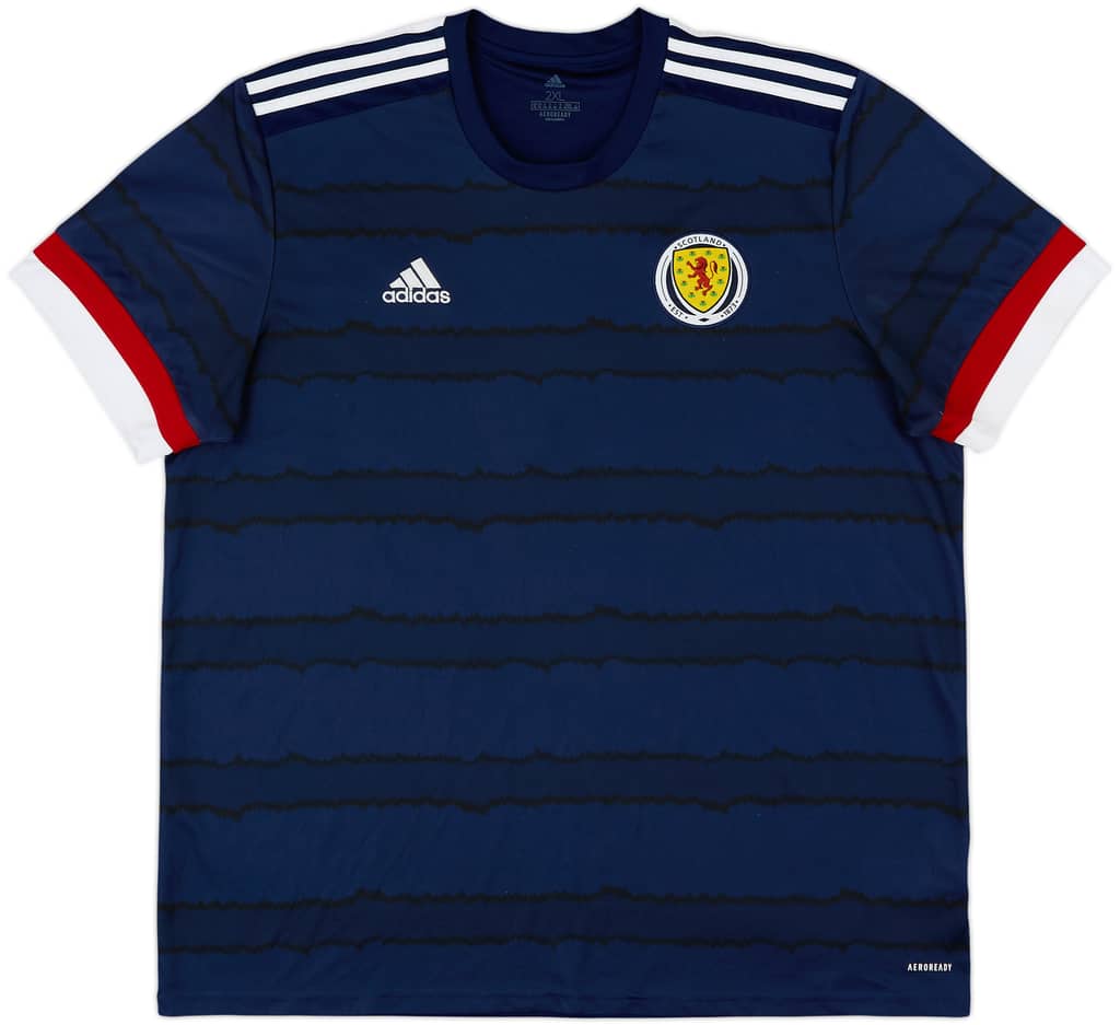 2020-22 Scotland Home Shirt - 8/10 - (XXL)