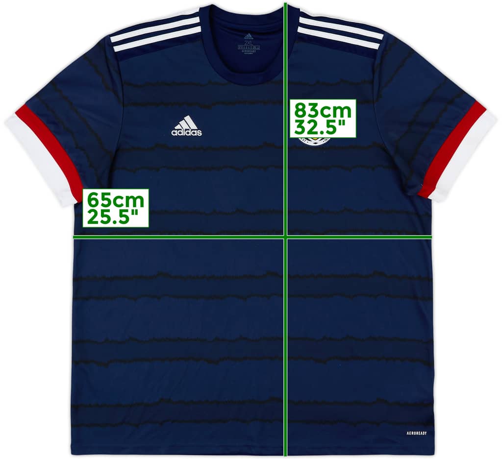2020-22 Scotland Home Shirt - 8/10 - (XXL)