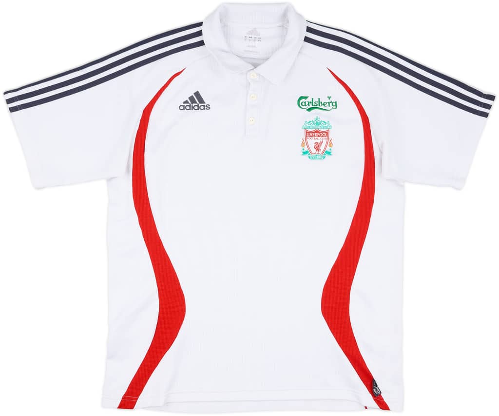2006-07 Liverpool adidas Polo Shirt - 6/10 - (L)