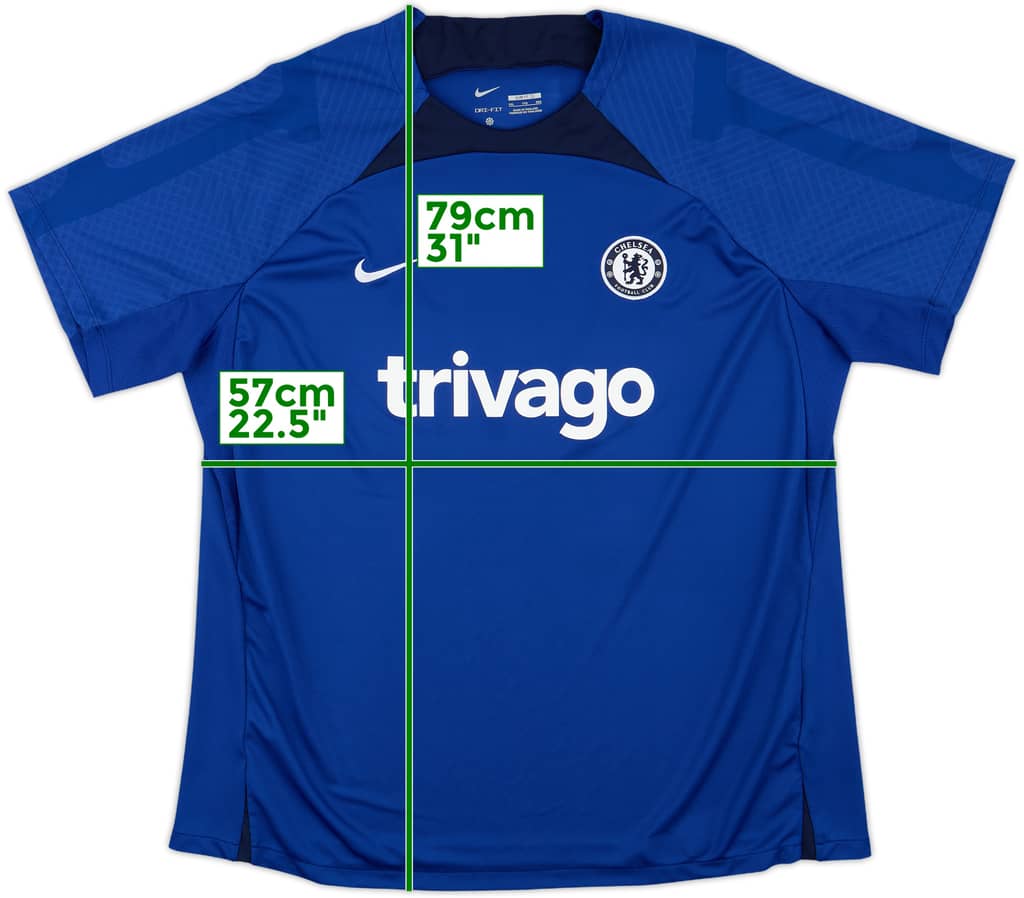 2022-23 Chelsea Nike Training Shirt - 9/10 - (XXL)
