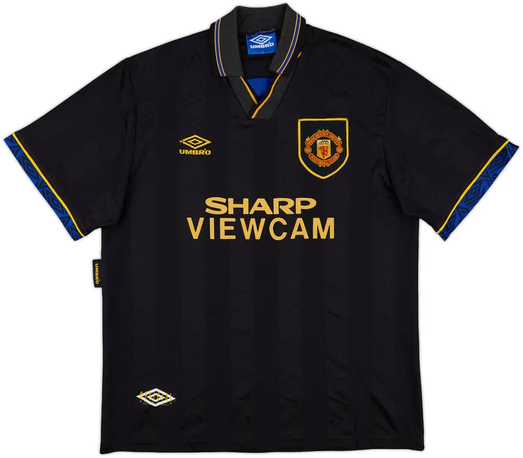 1993-95 Manchester United Away Shirt - 5/10 - (L)