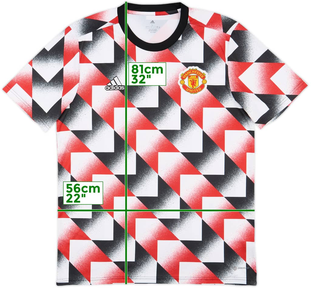 2022-23 Manchester United adidas Training Shirt - 9/10 - (L)