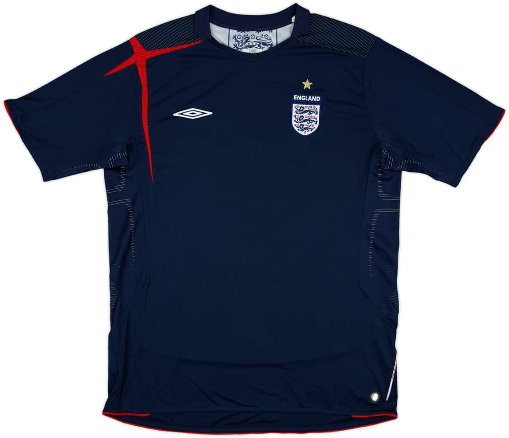 2005-06 England GK S/S Shirt - 10/10 - (XL)