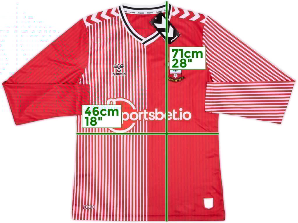 2023-24 Southampton Home L/S Shirt (S)