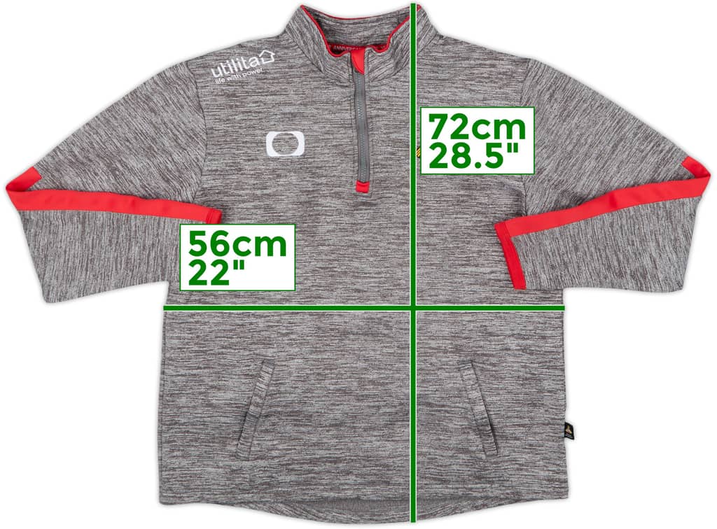 2019-20 Doncaster Rovers 1/4 Zip Drill Top - 10/10 - (L)