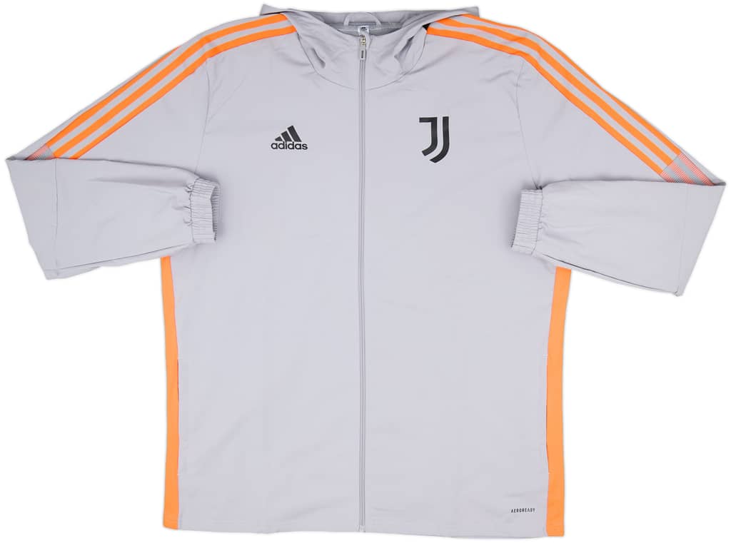 2021-22 Juventus adidas Hooded Rain Jacket - 10/10 - (XL)