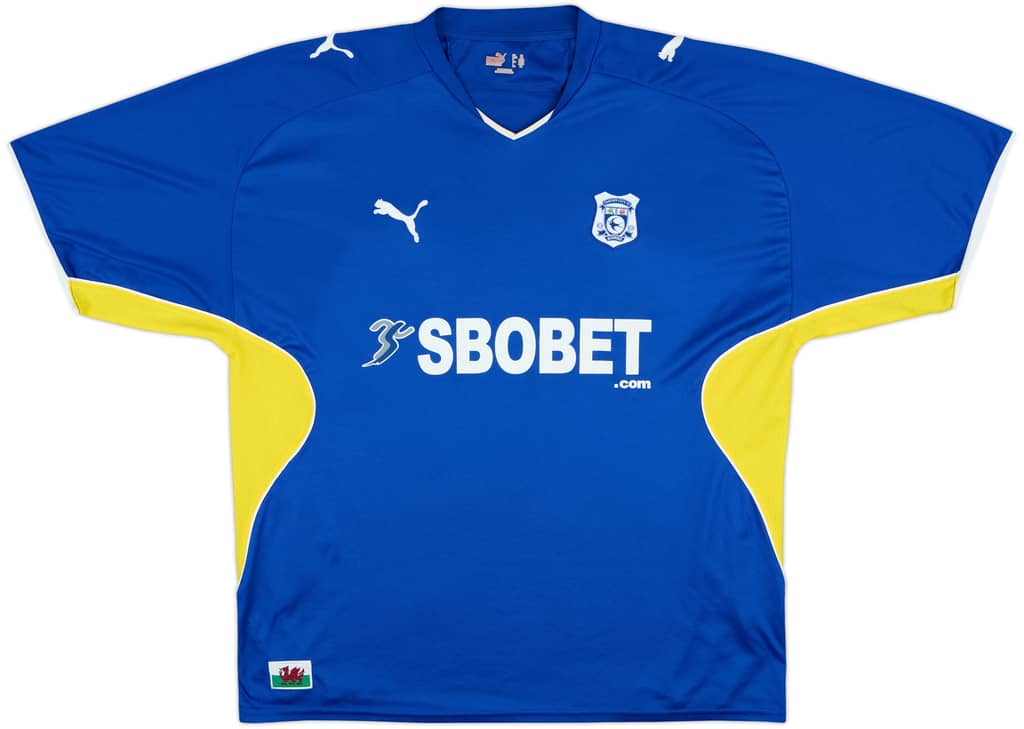 2009-10 Cardiff Home Shirt - 8/10 - (XL)