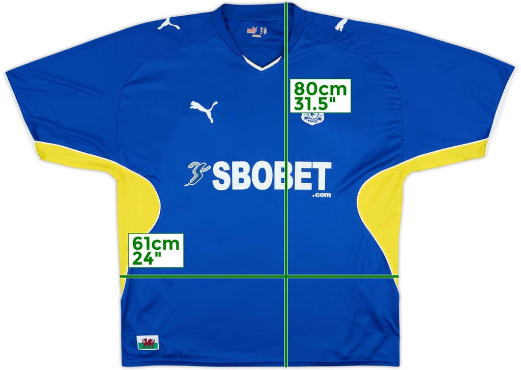 2009-10 Cardiff Home Shirt - 8/10 - (XL)