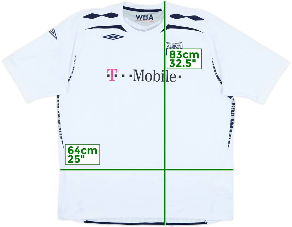 2007-08 West Brom Away Shirt - 6/10 - (3XL)