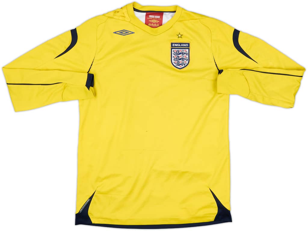 2006-08 England GK Shirt - 4/10 - (XL.Boys)
