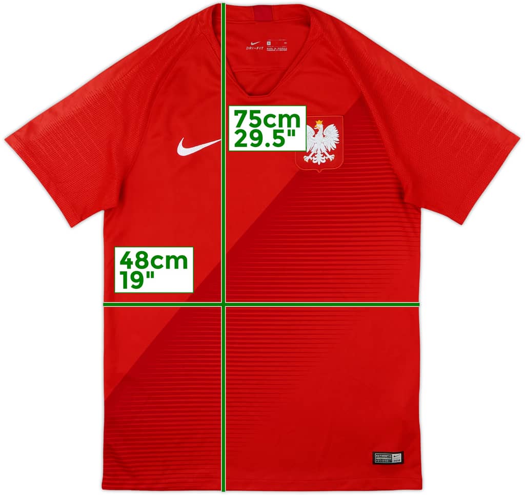 2018-19 Poland Away Shirt - 10/10 - (S)
