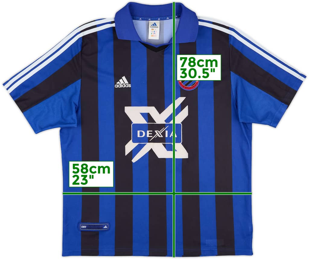 2000-02 Club Brugge Home Shirt - 8/10 - (XL)