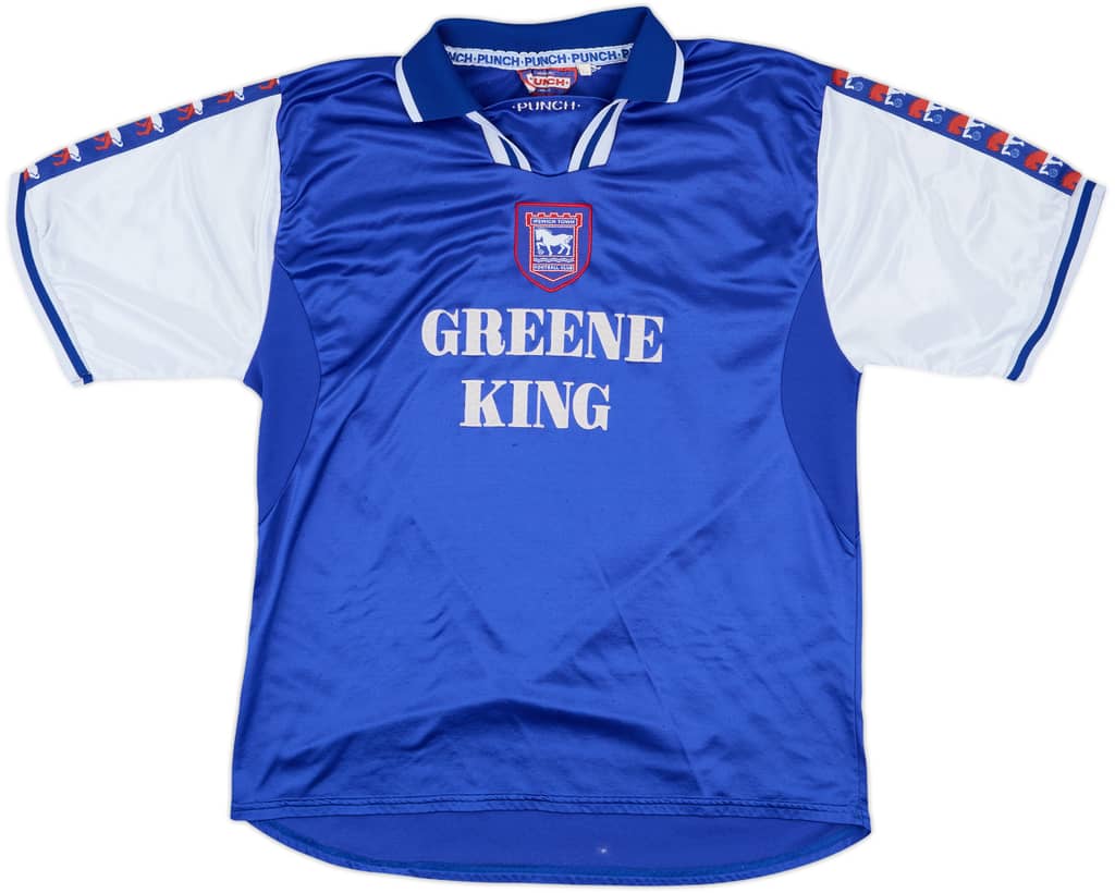 1997-99 Ipswich Home Shirt - 7/10 - (XL)