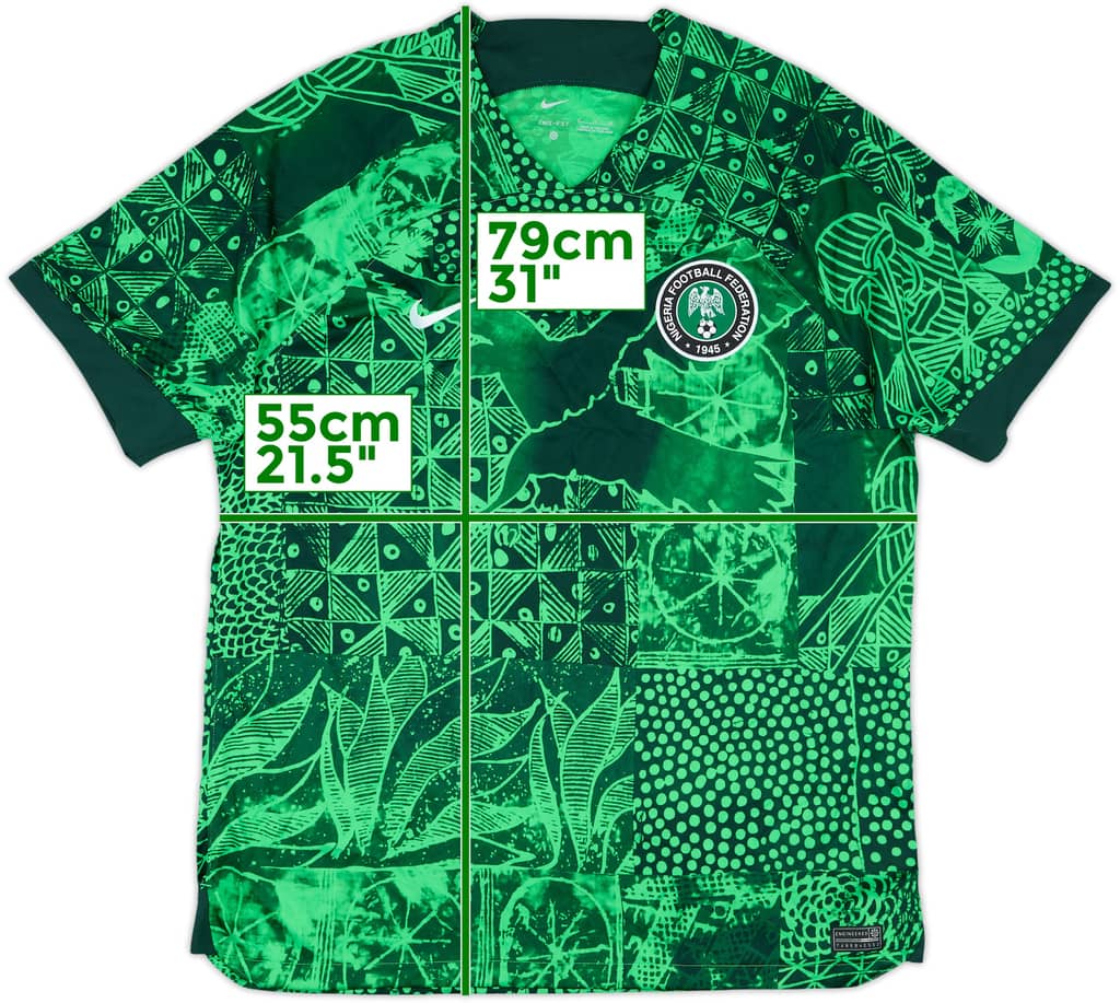 2022-24 Nigeria Home Shirt - 10/10 - (XL)