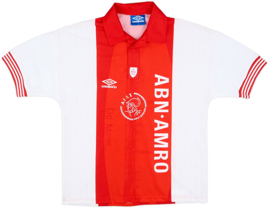 1995-96 Ajax 'De Meer' Home Shirt - 7/10 - (S)